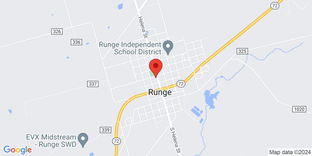 Map of Runge Public Library